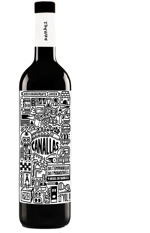Flasche Canallas Tinto D.O. Bodegas Antonio Arráez von Bodegas Antonio Arráez