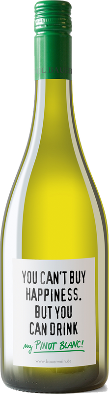 Flasche Pinot Blanc Happy trocken Emil Bauer & Söhne von Emil Bauer & Söhne