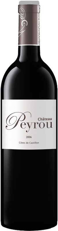 Bottle of Chateau Peyrou Cotes de Castillon AOC Château Peyrou from Château Peyrou