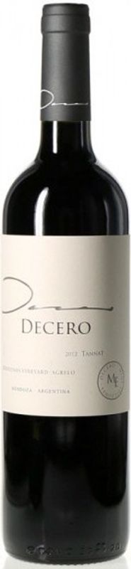 Flasche Decero Tannat Bodegas Finca Decero von Bodegas Finca Decero