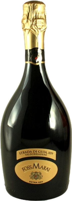 Bottiglia di Prosecco di Valdobbiadene Strada di Guia 109 DOCG Extra Dry Foss Marai di Foss Marai