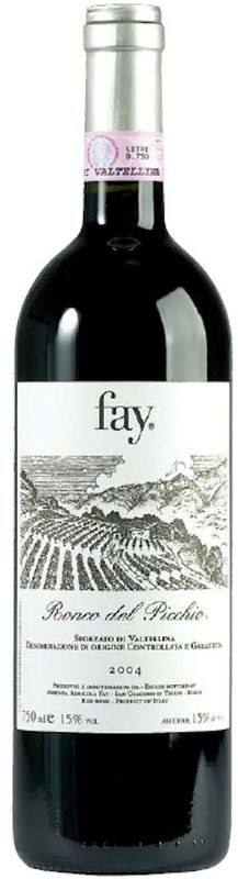 Flasche SFORZATO Valtellina DOCG RONCO DEL PICCHIO Fay von Fay
