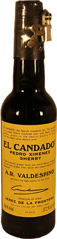 Bottiglia di Pedro Ximenez el Candado DO Jerez Valdespino S.A. di Valdespino S.A.
