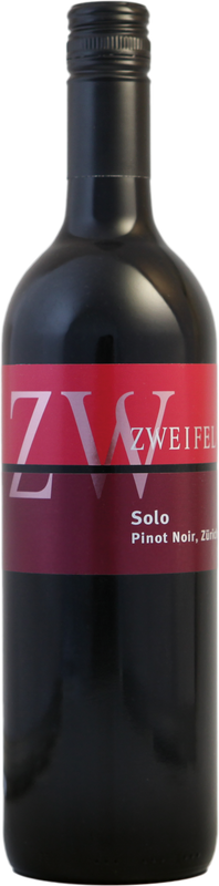 Flasche Solo Pinot Noir Zweifel Weine von Zweifel Weine