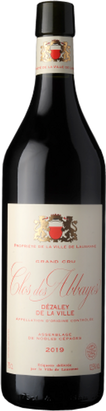 Bouteille de Dézaley rouge Clos des Abbayes Gamme historique Domaine de la Ville de Lausanne de Domaine de la Ville de Lausanne