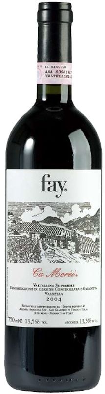 Flasche CA MOREI DOCG Valtellina Superiore VALGELLA Fay von Fay
