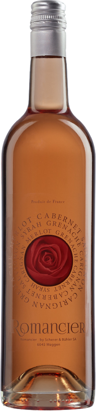 Bottle of Rosé Vin de Pays d'Oc Romancier from Romancier