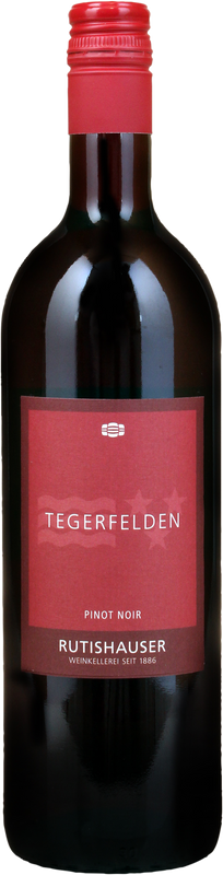Bottiglia di Tegerfelden AOC Aargau Pinot Noir Rutishauser-Divino di Rutishauser-Divino