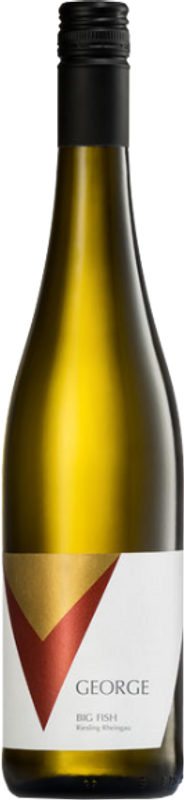 Bouteille de Riesling Big Fish Rheingau Rüdesheimer Bischofsberg Weingut George de Weingut George
