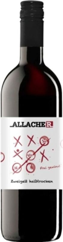 Bottiglia di Zweigelt halbtrocken Burgenland Allacher di Allacher