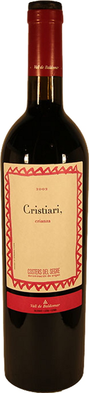 Flasche Cristiari Crianza DO Costers del Segre Vall de Baldomar von Vall de Baldomar
