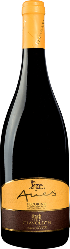Flasche Aries Pecorino IGT Ciavolich von Ciavolich