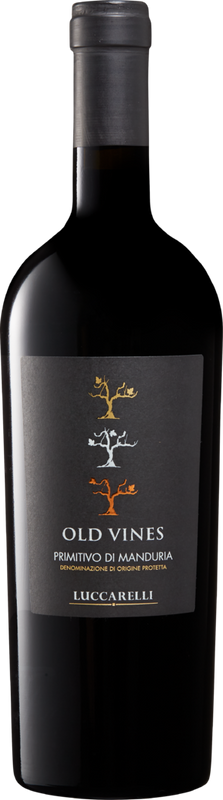 Flasche Luccarelli Old Vines Primitivo di Manduria DOP Luccarelli von Luccarelli