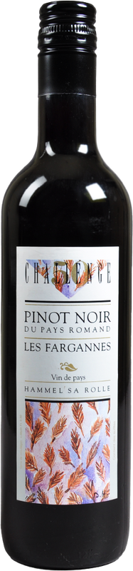 Flasche Pinot Noir Romand Les Fargannes Challenge Hammel SA von Hammel SA