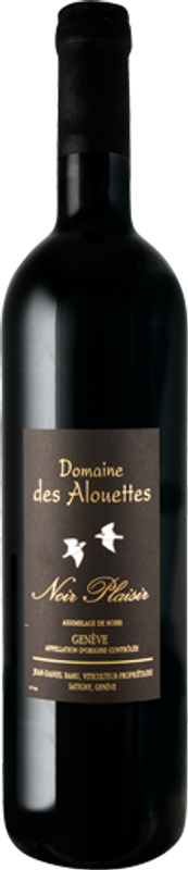 Flasche Domaine des Alouettes Noir Plaisir AOC Jean-Daniel Ramu von Jean-Daniel Ramu