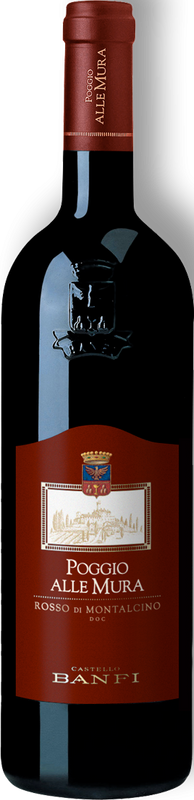Flasche Poggio alle Mura Rosso di Montalcino DOC Castello Banfi von Castello Banfi