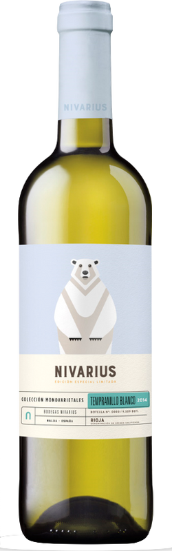 Flasche Rioja Tempranillo Blanco DOCa Colecciòn Monovarietales Nivarius von Nivarius