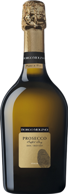 Flasche Prosecco Treviso DOC Extra Dry Borgo Molino von Borgo Molino