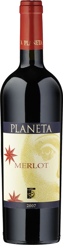 Bouteille de Merlot Sito dell'Ulmo Sicilia IGT Azienda Agricola Planeta de Azienda Agricola Planeta