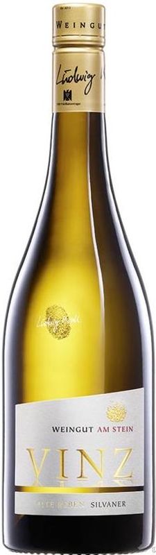 Flasche Vinz alte Reben Silvaner trocken Grosse Lage Weingut am Stein von Weingut am Stein