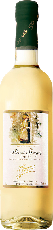 Bottiglia di Pinot Grigio Friuli Grave DOP San Simone di San Simone