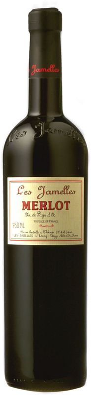 Flasche Merlot Vin de Pays d'Oc Les Jamelles von Les Jamelles
