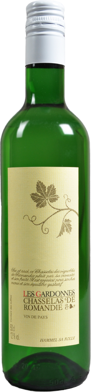 Flasche Chasselas Romand Les Gardonnes Hammel SA von Hammel SA