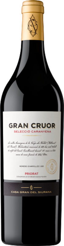 Flasche Gran Cruor Seleccio Caranyena Priorat DOQ Gran del Siurana von Gran del Siurana