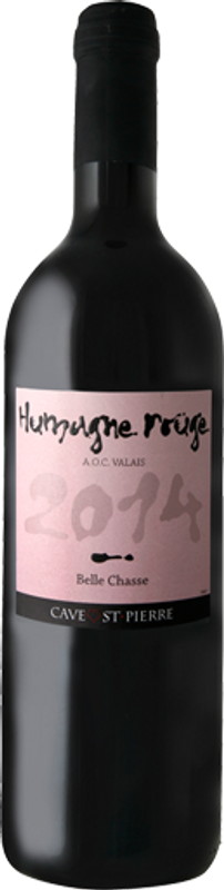 Bouteille de Belle Chasse Humagne Rouge du Valais AOC Saint-Pierre de Saint-Pierre