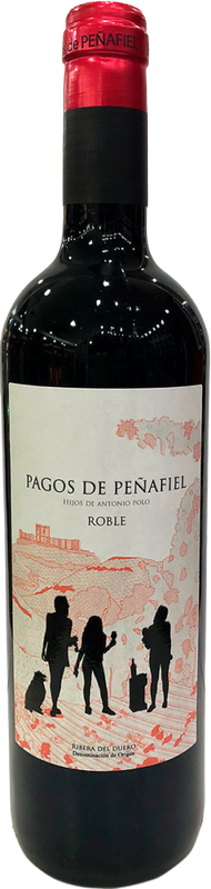 Bouteille de Pagos de Peñafiel Roble Ribera del Duero DO Bodegas Hijos de Antonio Polo de Bodegas Hijos de Antonio Polo