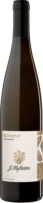 Flasche Gewurztraminer Alto Adige DOC Kolbenhof Hofstätter von Hofstätter