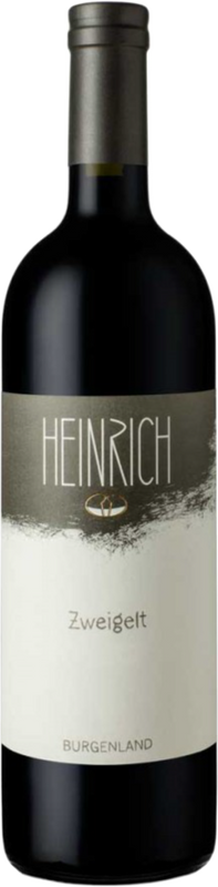 Bouteille de Zweigelt Burgenland Österreichischer Qualitätswein J. Heinrich de J. Heinrich
