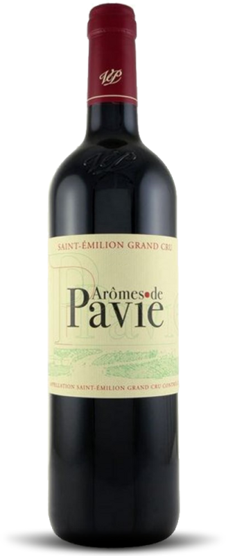 Bottiglia di Aromes De Pavie 2ème vin Saint Emilion Grand Cru AOC Château Pavie di Château Pavie