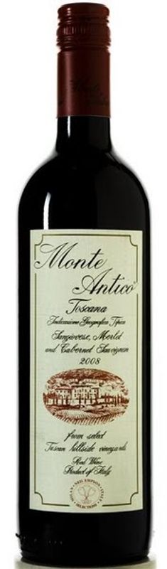 Flasche Rosso Toscana IGT Monte Antico Monte Antico von Monte Antico