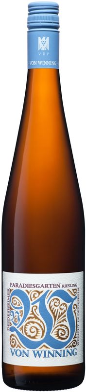 Flasche Riesling trocken erste Lage Deidesheimer Paradiesgarten Weingut von Winning von Weingut von Winning