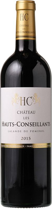Bottiglia di Lalande de Pomerol AC Château Les Hauts-Conseillants di Les Hauts-Conseillants