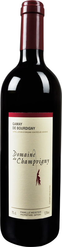 Bottiglia di Domaine de Champvigny Bourdigny Gamay Hammel SA di Hammel SA