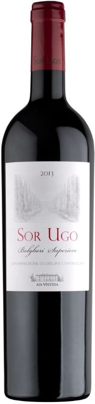 Flasche Sor Ugo Bolgheri Superiore DOC Aia Vecchia von Aia Vecchia