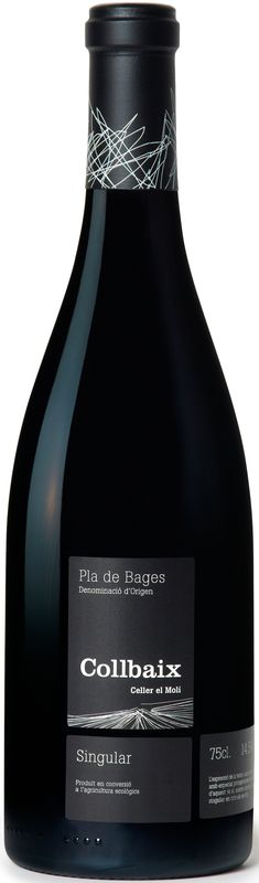 Bottiglia di Singular Cabernet Sauvignon Pla De Bages DOP Collbaix Celler El Molì di Collbaix Celler El Molì