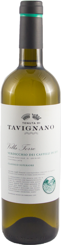 Bouteille de Villa Torre Verdicchio dei Castelli di Jesi Classico Superiore DOC Tenuta di Tavignano de Tenuta di Tavignano