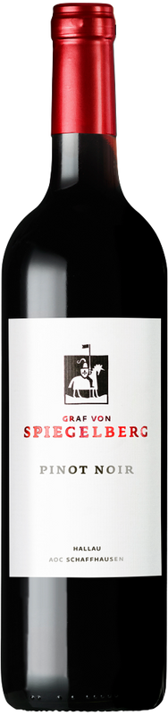 Flasche Graf von Spiegelberg Hallauer Pinot Noir Rimuss & Strada Wein AG von Rimuss & Strada Wein AG