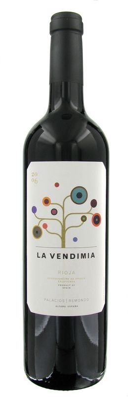 Flasche Rioja Tempranillo La Vendimia DOC Bodegas Palacios Remondo von Bodegas Palacios Remondo