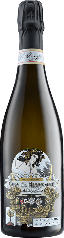 Flasche Mirafiore Alta Langa Blanc de Noir Alta Langa DOCG Mirafiore von Mirafiore