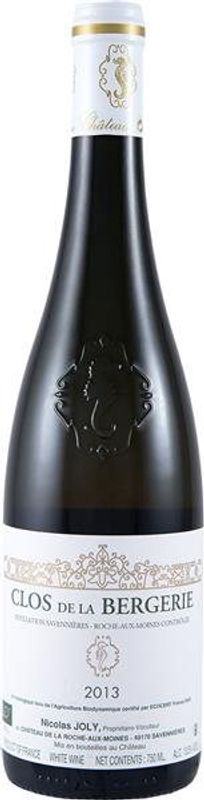 Bottiglia di Clos de la Bergerie AOC La Coulée de Serrant di La Coulée de Serrant