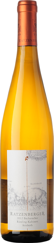 Bottiglia di Bacharacher Riesling Kabinett feinherb Ratzenberger di Ratzenberger