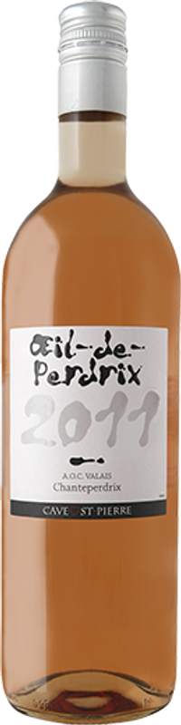 Flasche Chanteperdrix Oeil-de-Perdrix du Valais AOC Saint-Pierre von Saint-Pierre