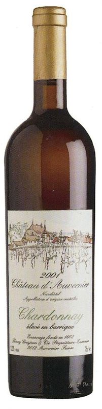 Flasche Chardonnay Sélection Sous Bois Château d'Auvernier von Château d'Auvernier
