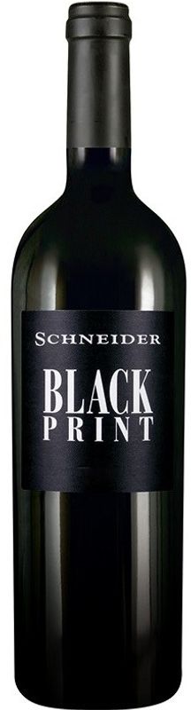Flasche Black Print Cuvee Markus Schneider von Markus Schneider