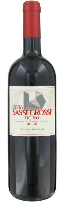 Bottiglia di Merlot Sassi Grossi DOC Gialdi di Gialdi