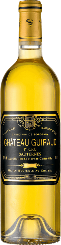 Bottiglia di Chateau Guiraud 1er Cru Classe Sauternes AOC Château Guiraud di Château Guiraud